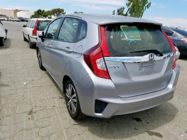 JHMGK5H73HS007529 - 2017 HONDA FIT EX SILVER photo 3