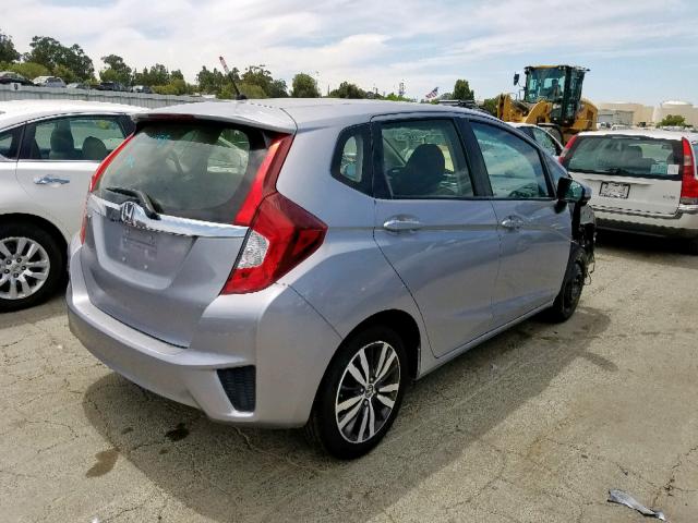 JHMGK5H73HS007529 - 2017 HONDA FIT EX SILVER photo 4