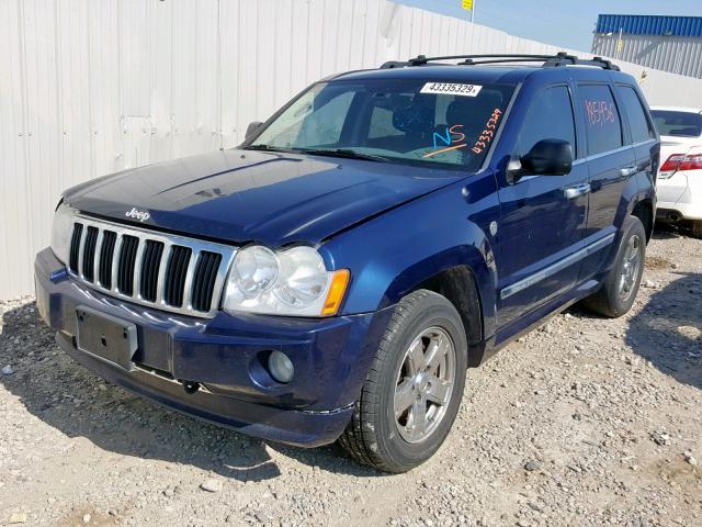 1J4HR58265C521820 - 2005 JEEP GRAND CHER BLUE photo 2