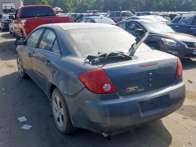 1G2ZF55B164237616 - 2006 PONTIAC G6 SE GRAY photo 3