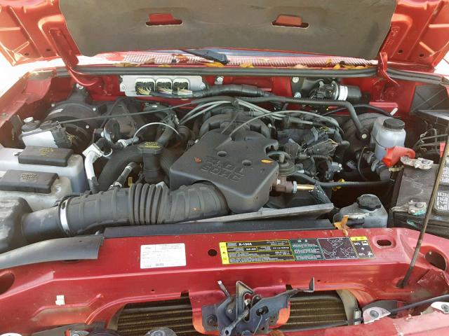 1FTZR44E59PA30349 - 2009 FORD RANGER SUP RED photo 7