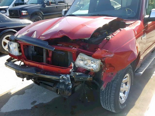 1FTZR44E59PA30349 - 2009 FORD RANGER SUP RED photo 9