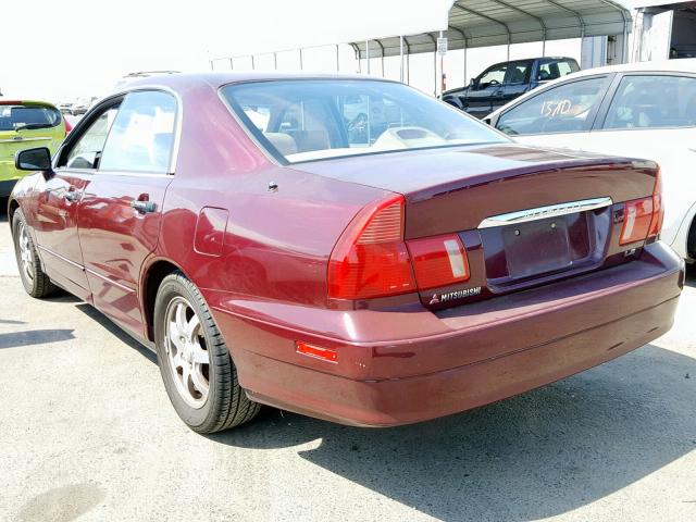 6MMAP47P5VT005443 - 1997 MITSUBISHI DIAMANTE L BURGUNDY photo 3