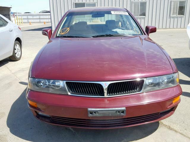 6MMAP47P5VT005443 - 1997 MITSUBISHI DIAMANTE L BURGUNDY photo 9