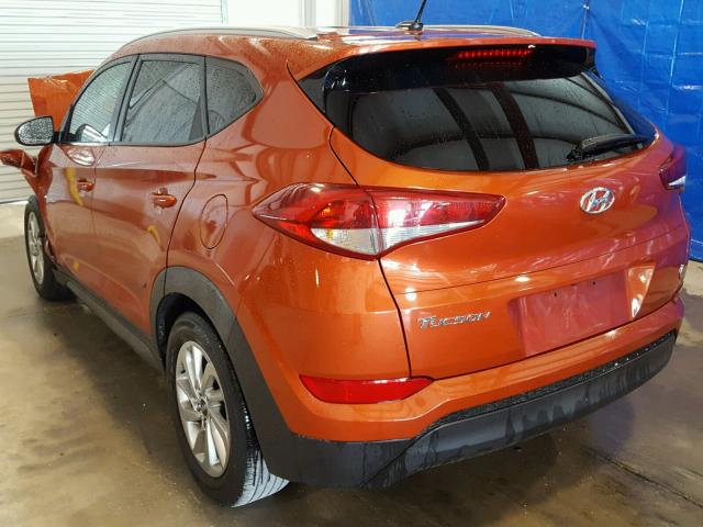 KM8J33A47GU118060 - 2016 HYUNDAI TUCSON LIM ORANGE photo 3