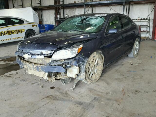 1G11C5SL2EF195161 - 2014 CHEVROLET MALIBU 1LT BLUE photo 2