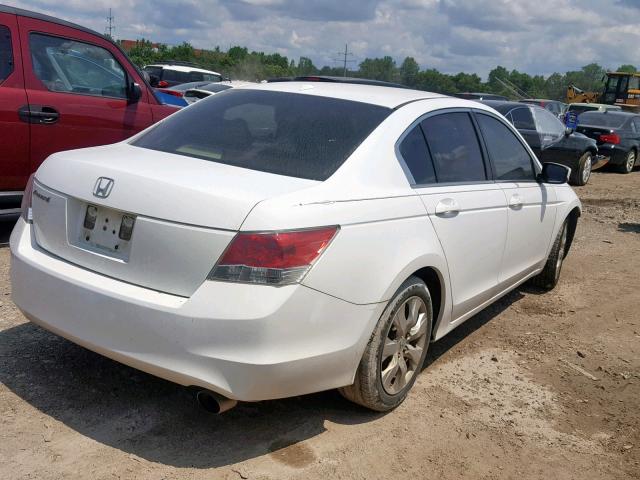 1HGCP26838A157837 - 2008 HONDA ACCORD EXL WHITE photo 4