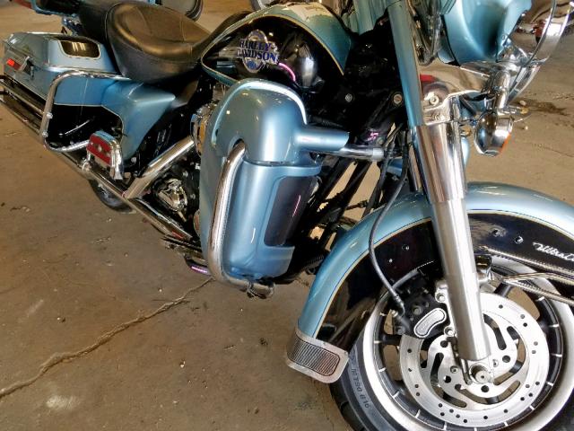 1HD1FC4167Y625780 - 2007 HARLEY-DAVIDSON FLHTCUI BLUE photo 10