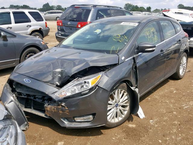 1FADP3N25JL271764 - 2018 FORD FOCUS TITA GRAY photo 2