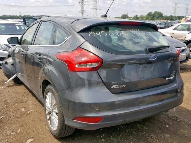 1FADP3N25JL271764 - 2018 FORD FOCUS TITA GRAY photo 3