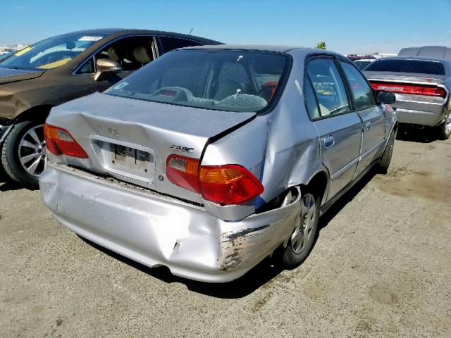 2HGEJ6616YH563147 - 2000 HONDA CIVIC BASE SILVER photo 4