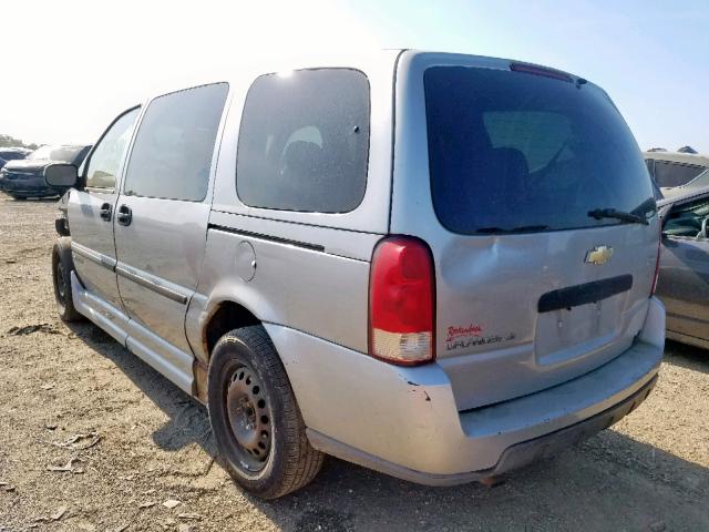 1GNDV23L36D111039 - 2006 CHEVROLET UPLANDER L SILVER photo 3