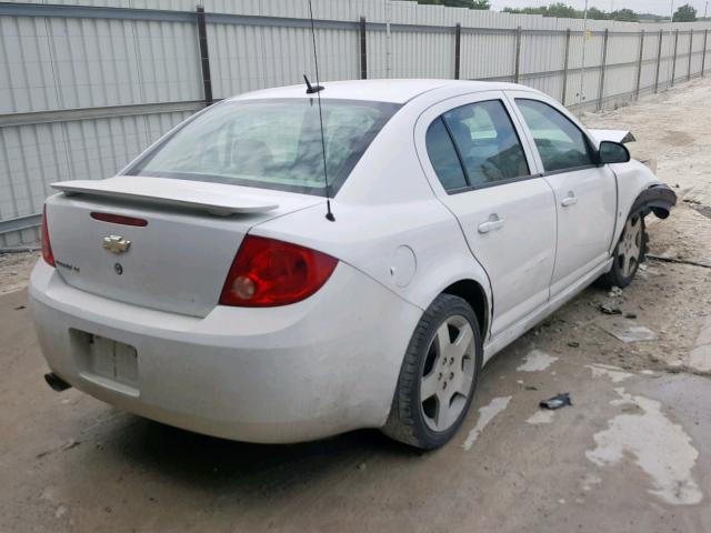 1G1AT58H497177263 - 2009 CHEVROLET COBALT LT WHITE photo 4