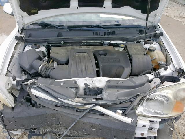 1G1AT58H497177263 - 2009 CHEVROLET COBALT LT WHITE photo 7