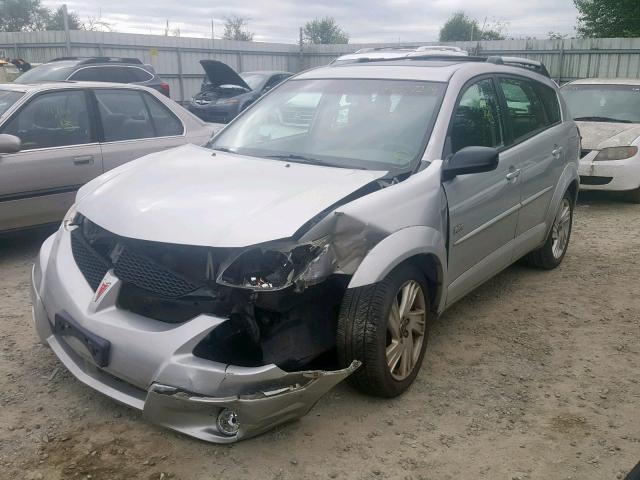 5Y2SL62844Z426281 - 2004 PONTIAC VIBE SILVER photo 2