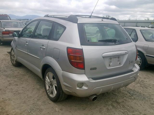 5Y2SL62844Z426281 - 2004 PONTIAC VIBE SILVER photo 3