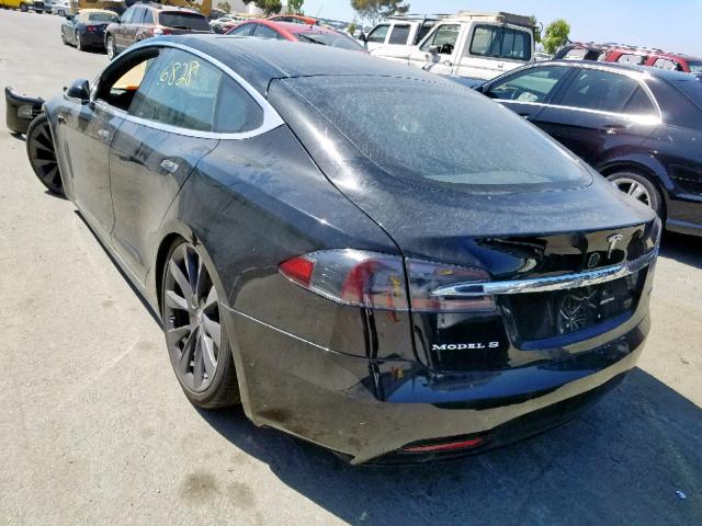 5YJSA1E25JF258426 - 2018 TESLA MODEL S BLACK photo 3