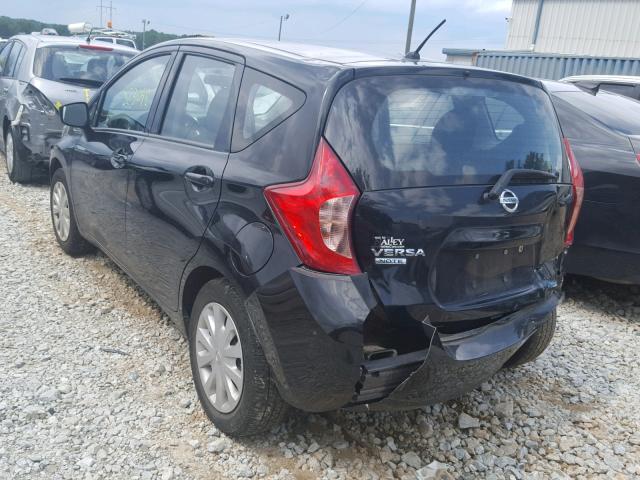 3N1CE2CP5FL444055 - 2015 NISSAN VERSA NOTE BLACK photo 3