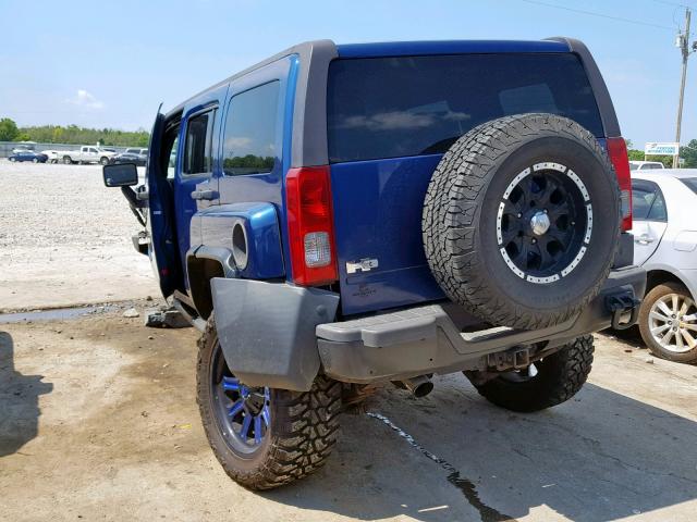 5GTDN136968162818 - 2006 HUMMER H3 BLUE photo 3