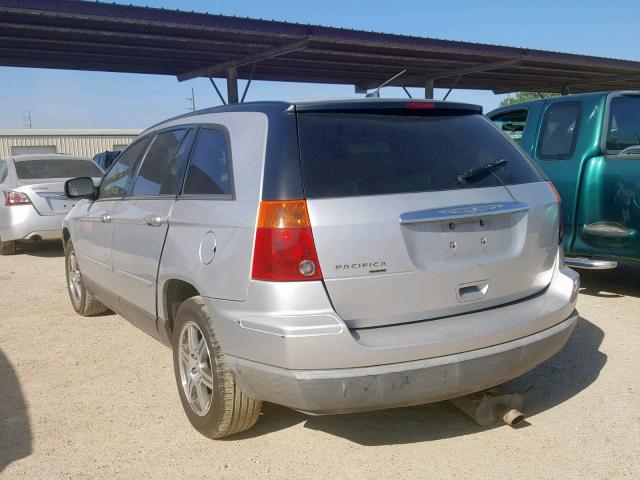 2A8GM68X28R630801 - 2008 CHRYSLER PACIFICA T SILVER photo 3