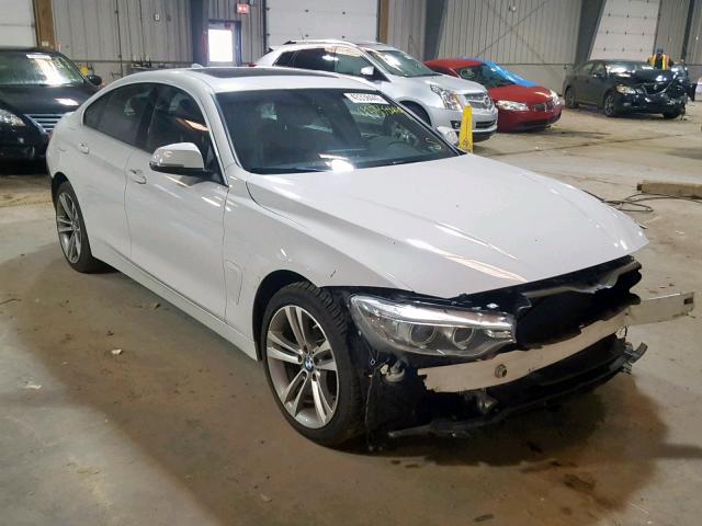 WBA4F9C31HG812224 - 2017 BMW 430XI GRAN WHITE photo 1