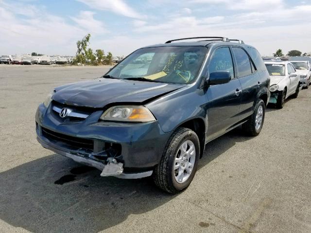 2HNYD18774H549799 - 2004 ACURA MDX TOURIN GRAY photo 2