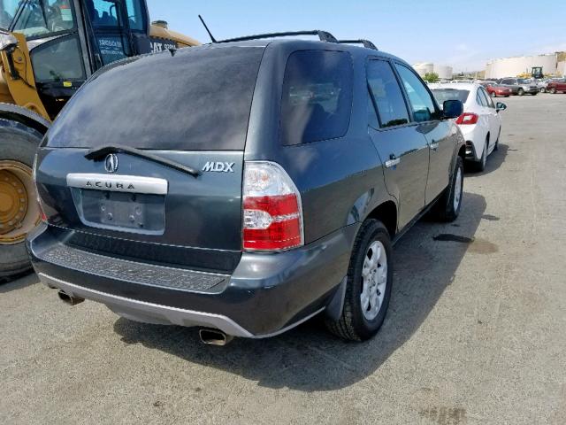 2HNYD18774H549799 - 2004 ACURA MDX TOURIN GRAY photo 4