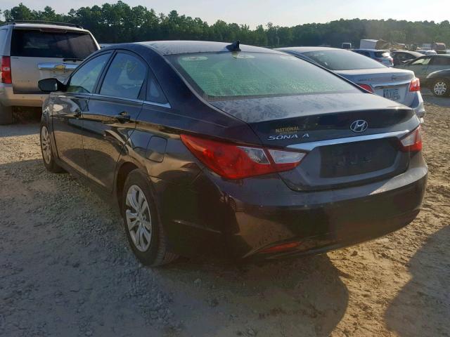 5NPEB4AC7BH168384 - 2011 HYUNDAI SONATA GLS PURPLE photo 3