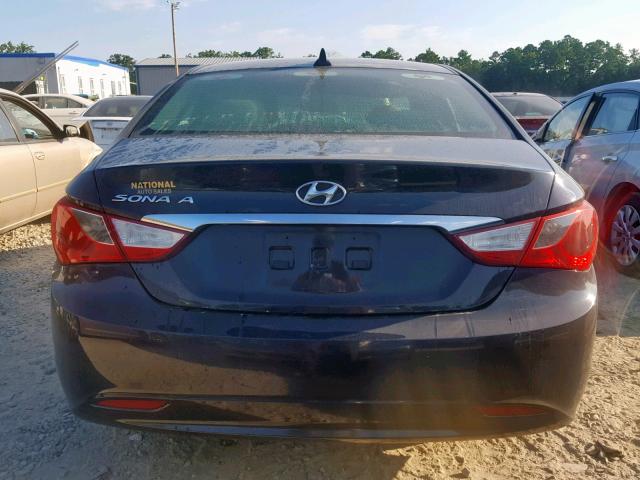 5NPEB4AC7BH168384 - 2011 HYUNDAI SONATA GLS PURPLE photo 9