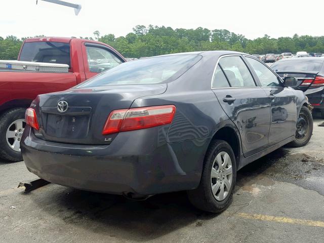 4T1BE46K08U208339 - 2008 TOYOTA CAMRY CE GRAY photo 4