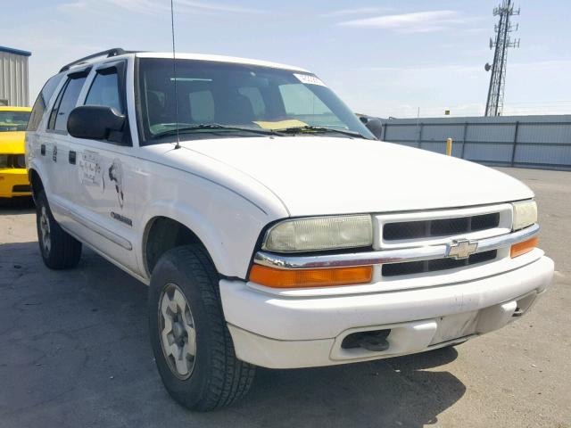 1GNDT13X23K157990 - 2003 CHEVROLET BLAZER WHITE photo 1