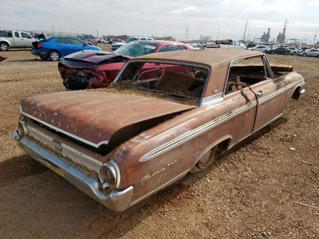 2J63W120598 - 1962 FORD GALAXIE500 MAROON photo 4