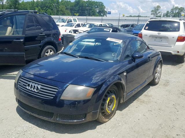 TRUWX28NX21009132 - 2002 AUDI TT QUATTRO BLUE photo 2