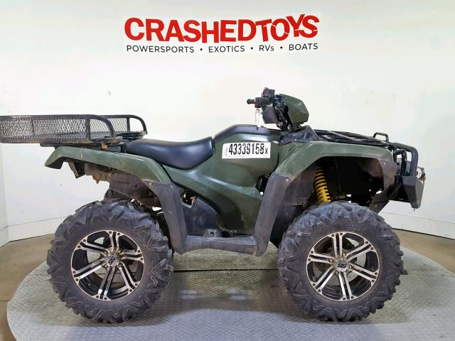 1HFTE4409F4103442 - 2015 HONDA TRX500 FM GREEN photo 1