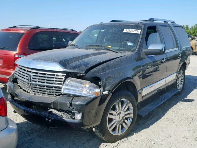 5LMJJ2H51AEJ00649 - 2010 LINCOLN NAVIGATOR BLACK photo 2