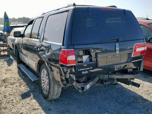 5LMJJ2H51AEJ00649 - 2010 LINCOLN NAVIGATOR BLACK photo 3