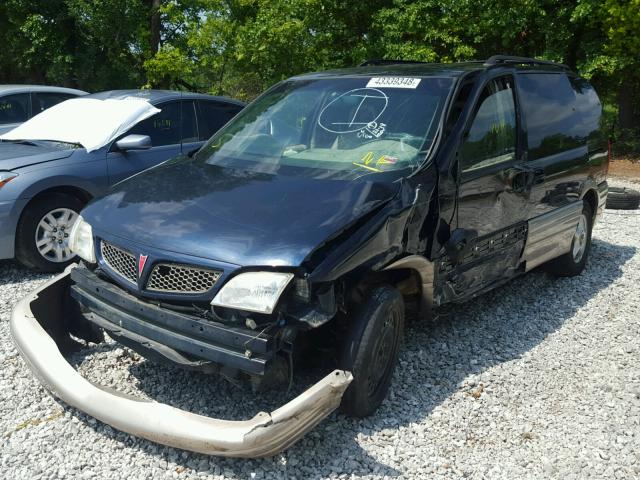 1GMDX03E32D178738 - 2002 PONTIAC MONTANA BLUE photo 2