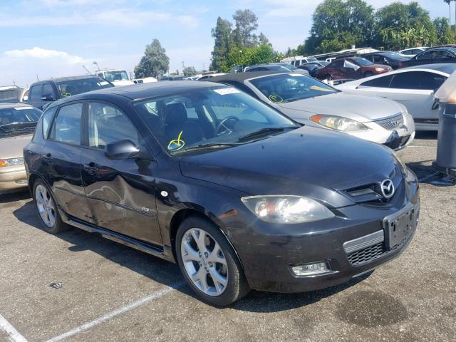 JM1BK344771603419 - 2007 MAZDA 3 HATCHBAC BLACK photo 1