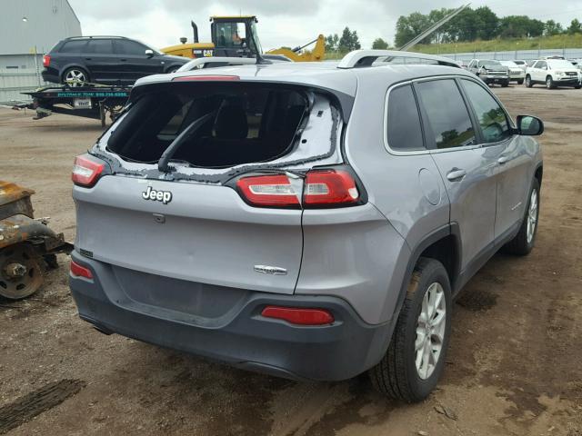 1C4PJLCB8JD595331 - 2018 JEEP CHEROKEE L SILVER photo 4