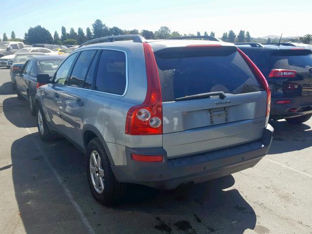 YV1CZ59H241073342 - 2004 VOLVO XC90 SILVER photo 3