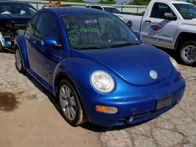 3VWCD21C93M439881 - 2003 VOLKSWAGEN NEW BEETLE ლურჯი ფოტო 1