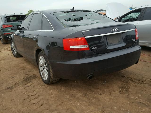 WAUDH74F28N004239 - 2008 AUDI A6 3.2 QUA BLACK photo 3