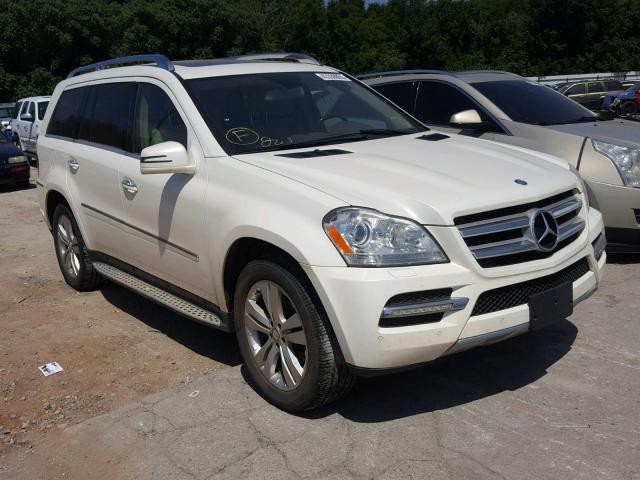 4JGBF7BE4CA799025 - 2012 MERCEDES-BENZ GL 450 4MA WHITE photo 1