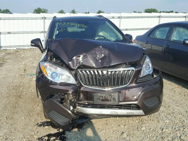 KL4CJESB4GB535525 - 2016 BUICK ENCORE BROWN photo 9