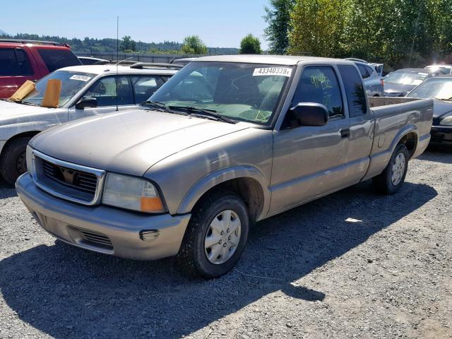 1GTCS19XX38281730 - 2003 GMC SONOMA BROWN photo 2