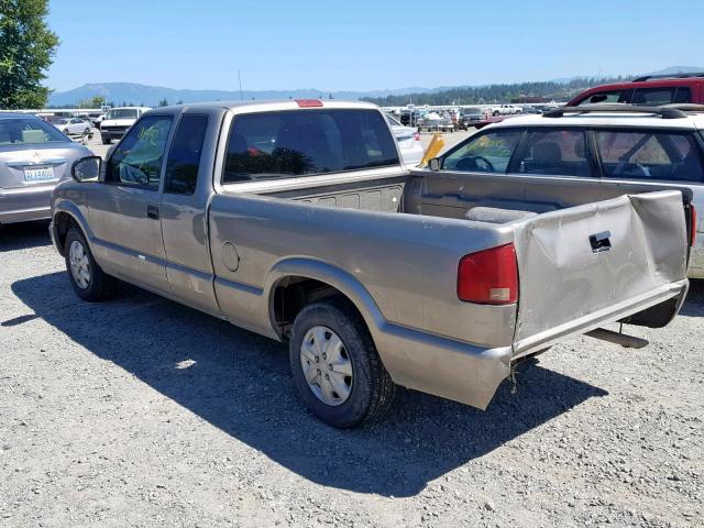 1GTCS19XX38281730 - 2003 GMC SONOMA BROWN photo 3