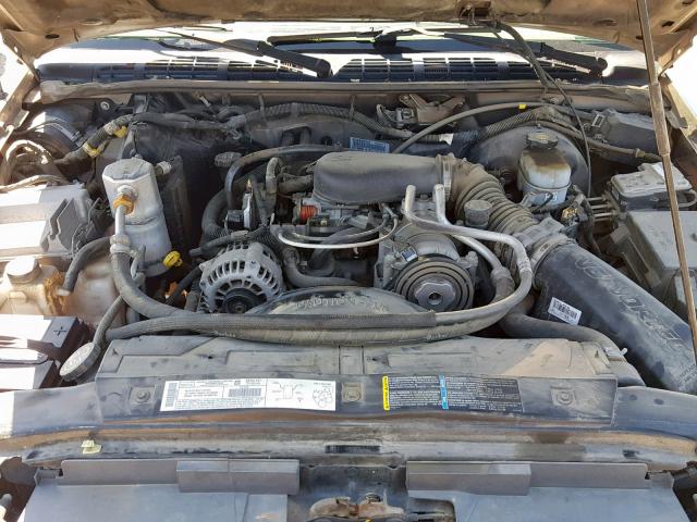 1GTCS19XX38281730 - 2003 GMC SONOMA BROWN photo 7