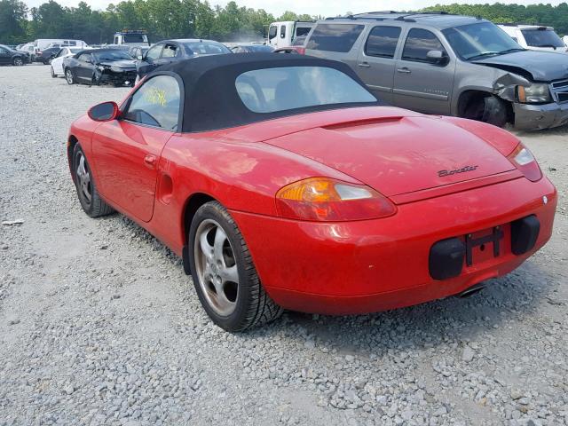 WP0CA2983WU620437 - 1998 PORSCHE BOXSTER RED photo 3