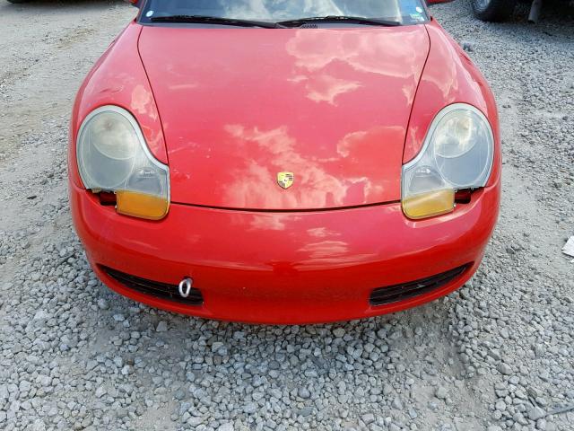 WP0CA2983WU620437 - 1998 PORSCHE BOXSTER RED photo 7