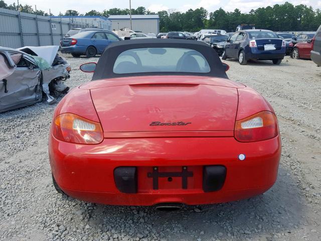 WP0CA2983WU620437 - 1998 PORSCHE BOXSTER RED photo 9